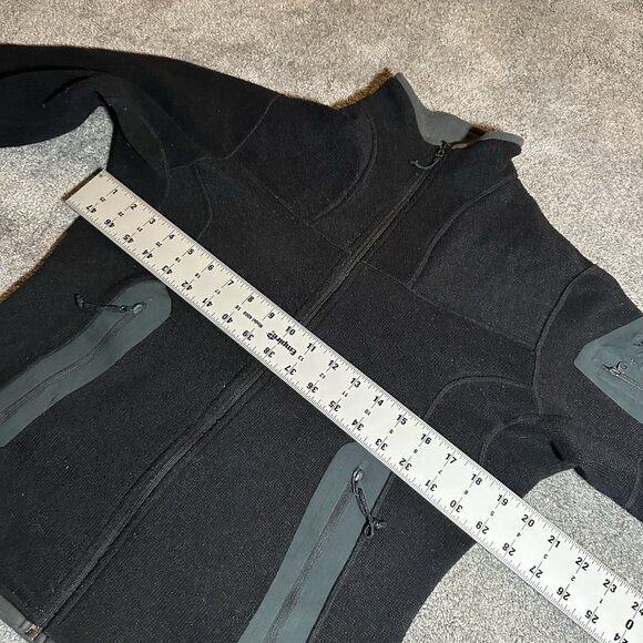 Arcteryx Covert Fleece Full Zip Womens Medium Black Polartec Gorpcore - Picture 9 of 12